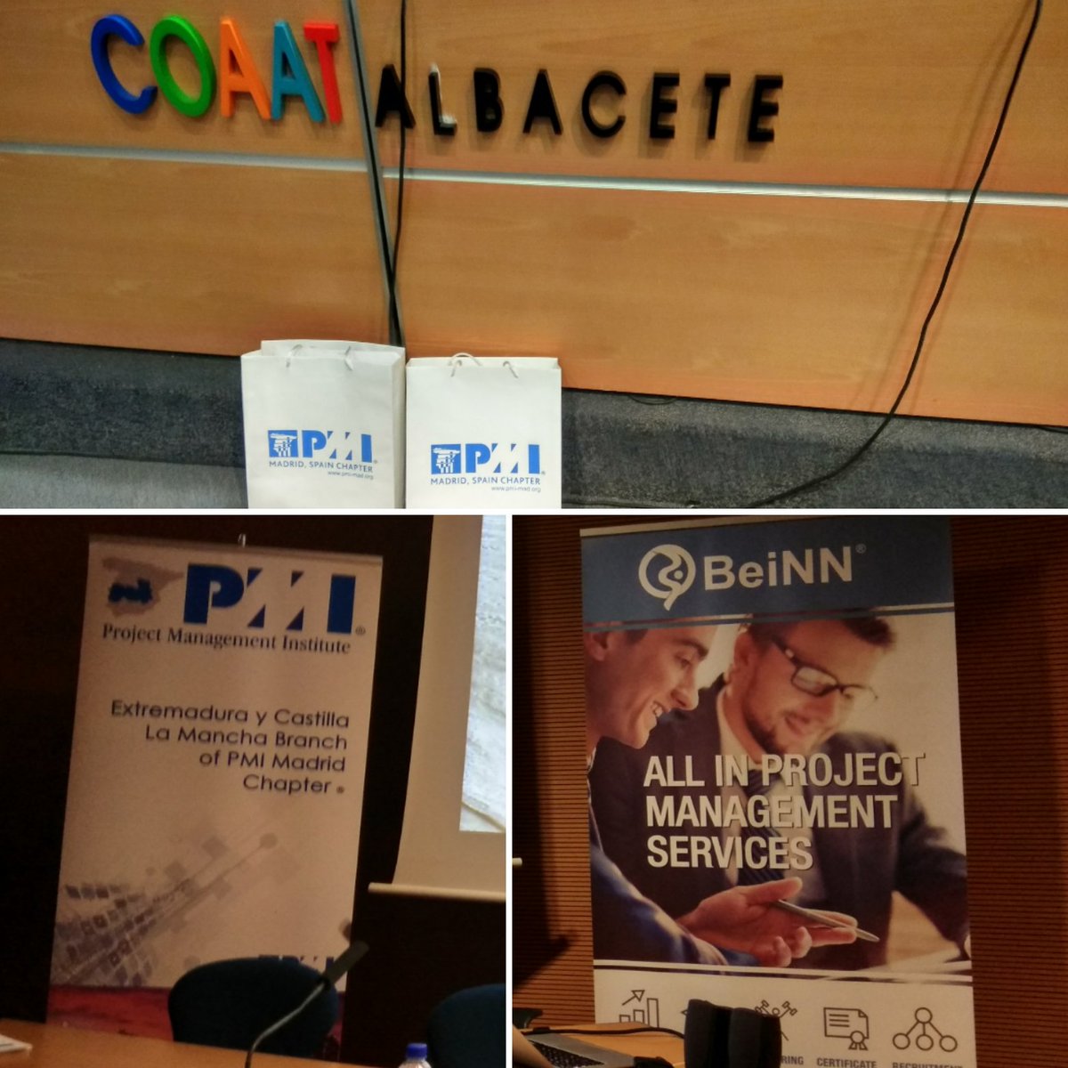¡Todo listo para comenzar el I encuentro de empresas que trabajan por proyectos! #ProjectManagement #Albacete
