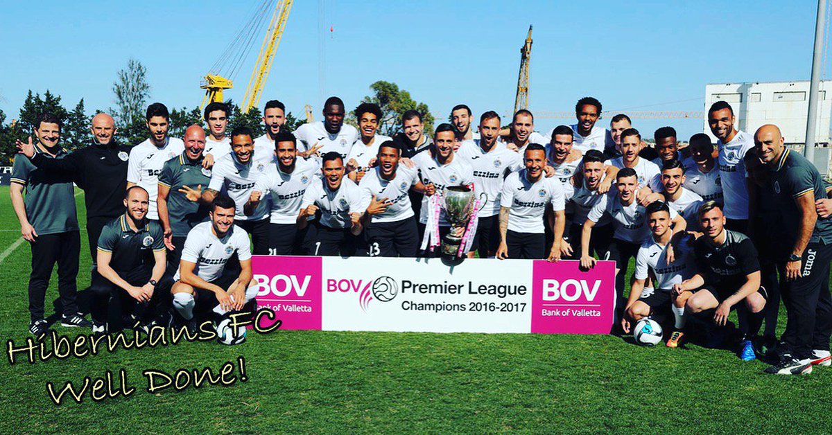 Ruibinho's tweet photo. Celebrando el campeonato de Liga / Let’s celebrate Maltese Premier League Championship #Winners #Football #PremiereLeague #HiberniansFc #GoHibernians #GoHibs #Team #Champions #Joy #Life #CelebrationDay #Goals https://t.co/4800IoAp0E