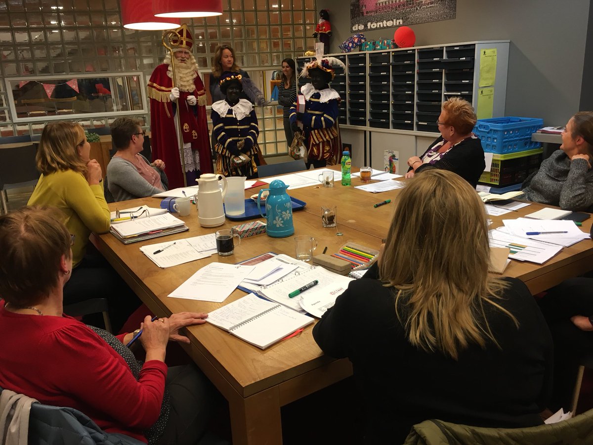 Hoog bezoek tijdens het platform opleiden in de school <a href="/OctantNL/">Octant</a> #passievoorleren #TalentumHaagland #Sinterklaas