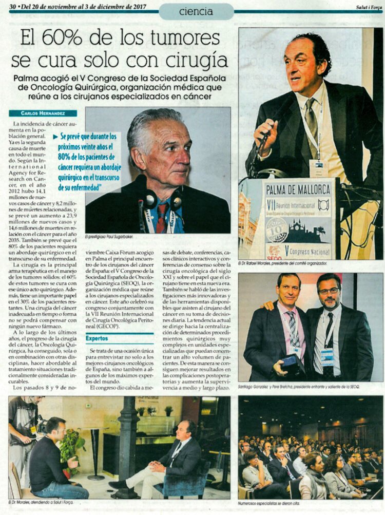 GECOP (@gecop_) on Twitter photo Repercusión en los medios del último #gecop2017 #operarelcancer2017. Noticia en <a href="/saludediciones/">Salud Ediciones</a>. Repercusión en los medios del último #gecop2017 #operarelcancer2017. Noticia en <a href="/saludediciones/">Salud Ediciones</a>.