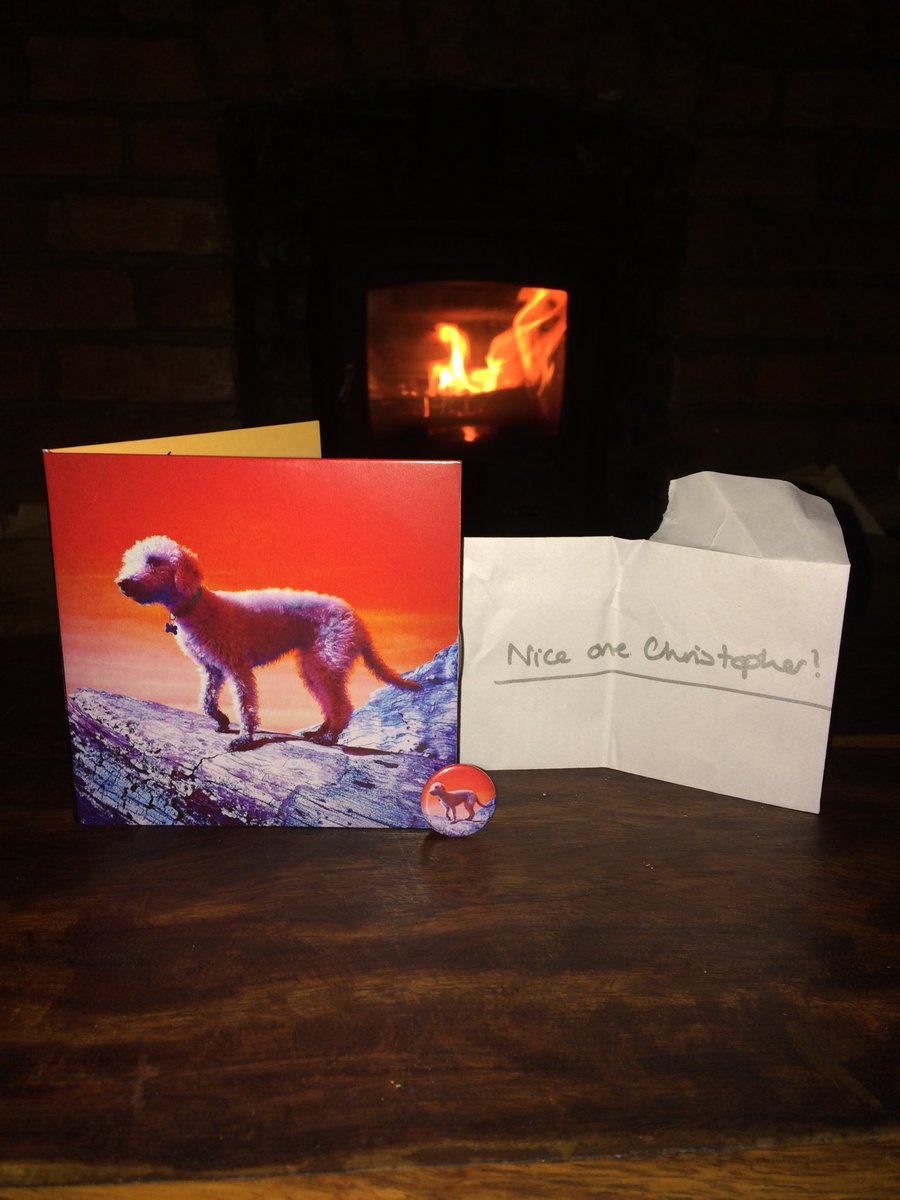 chriselliotuk's tweet photo. Is right!! Made up to come home to this @ToffeeYaffle Love it!! ✌️🕉❤️ https://t.co/Kpad7aKwgA