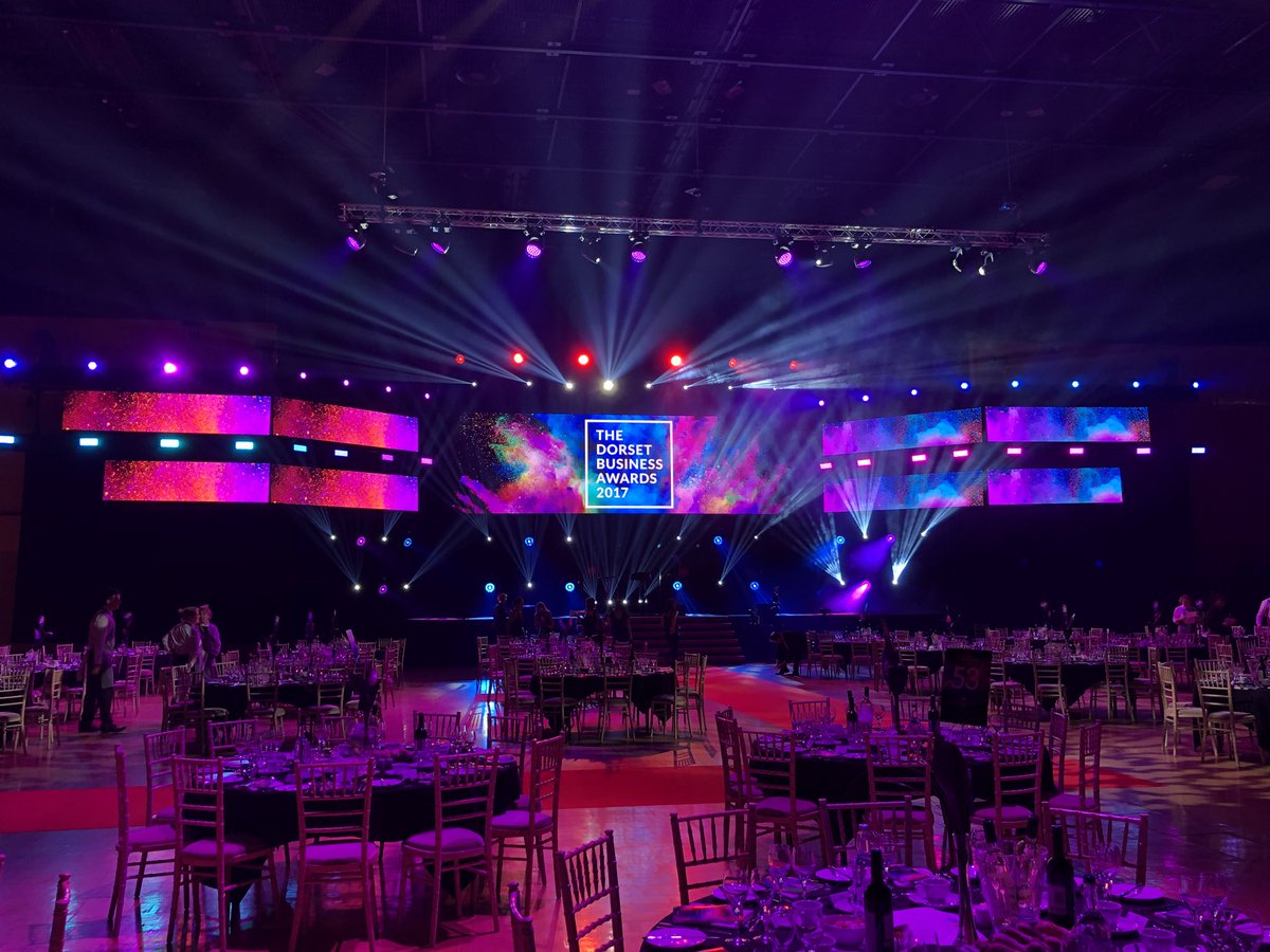 BrighterPro's tweet photo. Our team are so pleased to once again be production sponsors for tonight’s #dorsetbizawards, we’re looking forward to a very exciting night at the BIC https://t.co/Xi76LEnfZv