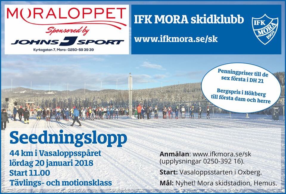 Anmäld till Moraloppet 2018❄️✨#twittski #långlopp #vasaloppet #stakning #mora mickeochmallan.se/traning/moralo…