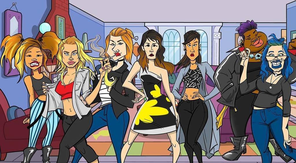 AlwaysLateTV's tweet photo. @lentendoart reimagined some of the cast of Local Ambition VI as Saturday morning cartoons. Well, Nana is a cartoon in real life, so it’s not THAT much of a stretch 📺 #alwayslatetv #localambition #stlouis #girl #model #like4like #follow #picoftheday … https://t.co/7g0YcFbJob https://t.co/mIW2bUPB9M