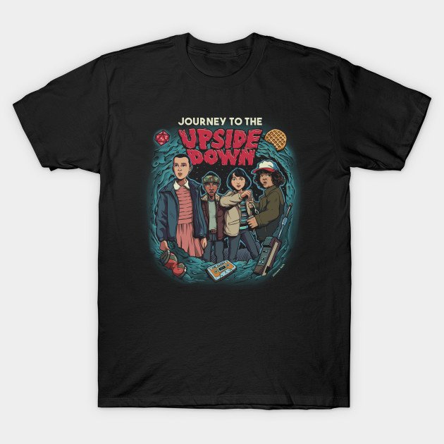 GritFX's tweet photo. "Journey To #TheUpsideDown" by @thedonovanalex - https://t.co/4bDwf4qMBs | #StrangerThings #tshirtdesign #scifi https://t.co/8Yyf3gKlHU