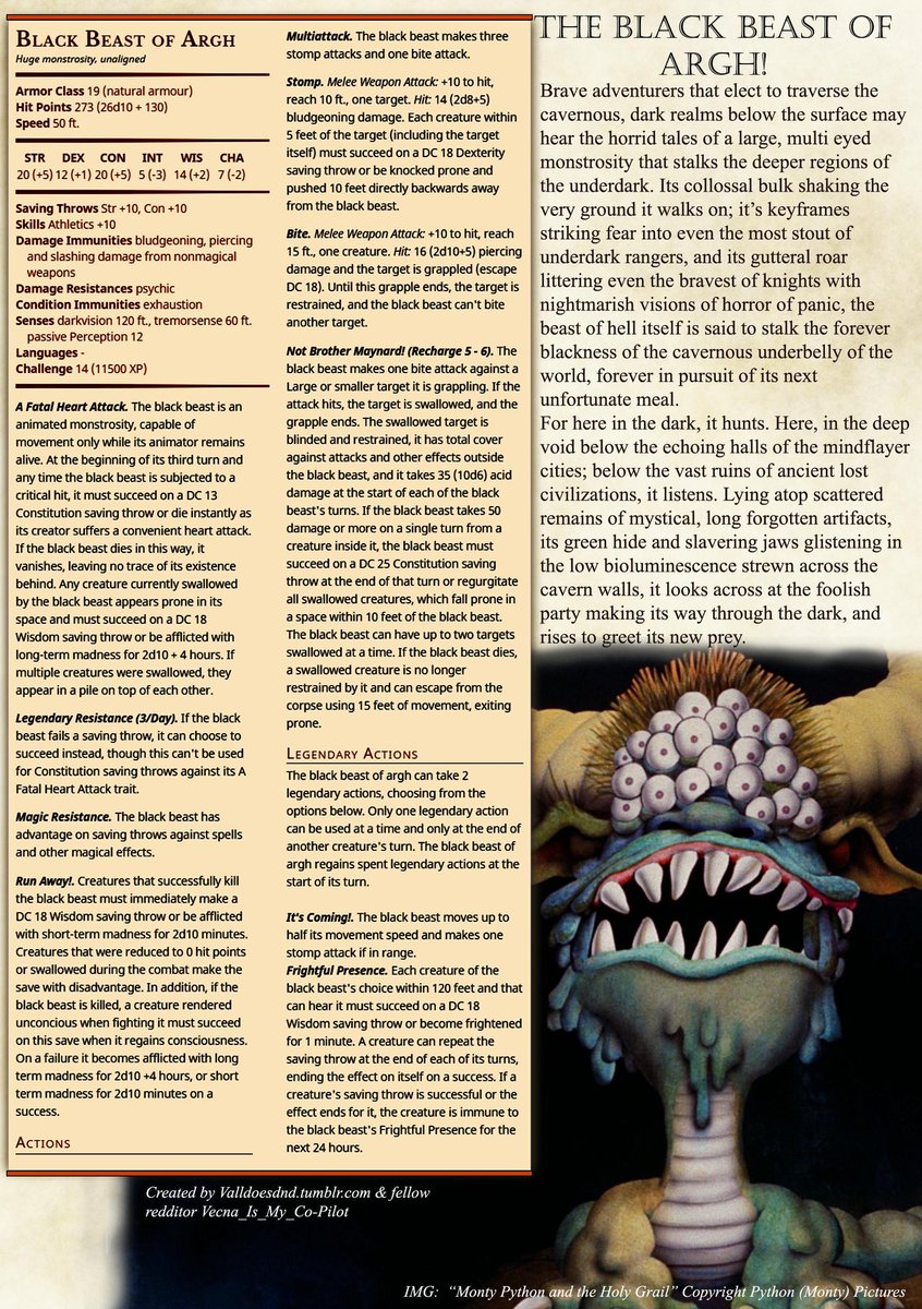 homebrew d&d monsters homebrew d&d monsters