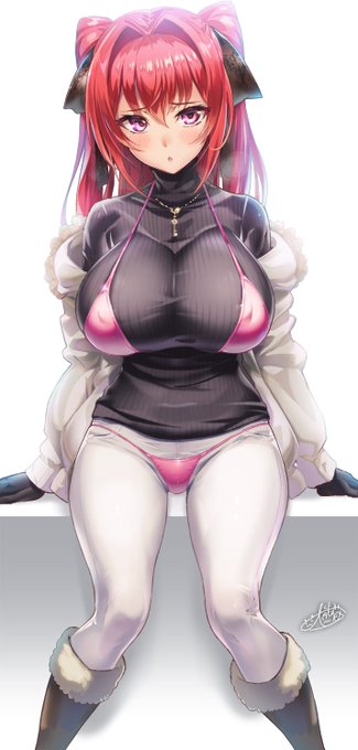 効果いらなかったかもなのでエフェクトなし版。あとパンツも白の方がまとまり良かった( ˘ω˘)ムズカシイ 