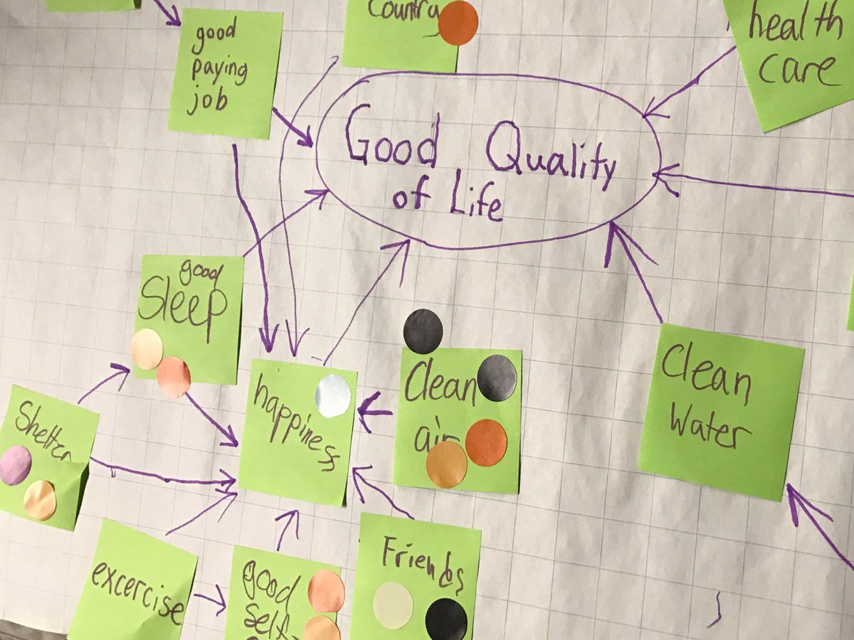 msequinn's tweet image. Ss in 8A are using #causalmodels to understand the complex issue connected to quality of life. Nice to have Ss see the value in education and happiness. @ParkLawnJMS @RotmanIThink