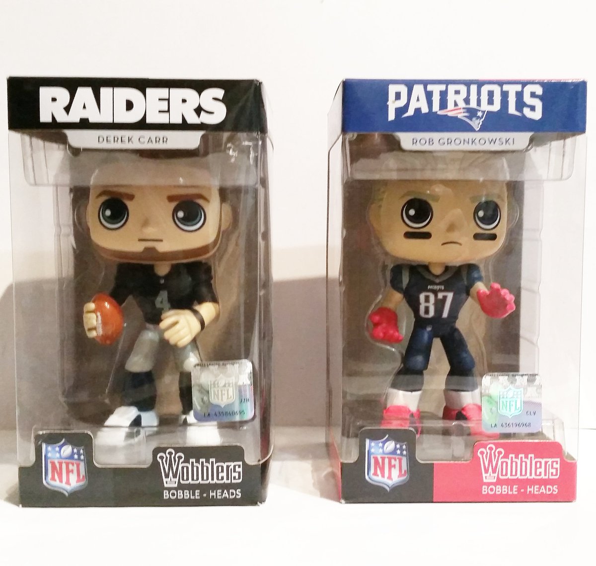 amalgam_zone's tweet photo. #JuevesdeNFL #NFL en #AmalgamXalapa #Xalapa #coleccionistas #FunkoWobblers #Funko #DerekCar #Raiders #RaiderNation
#RobGronkoski #Patriots #GoPats https://t.co/tpG7xphveL