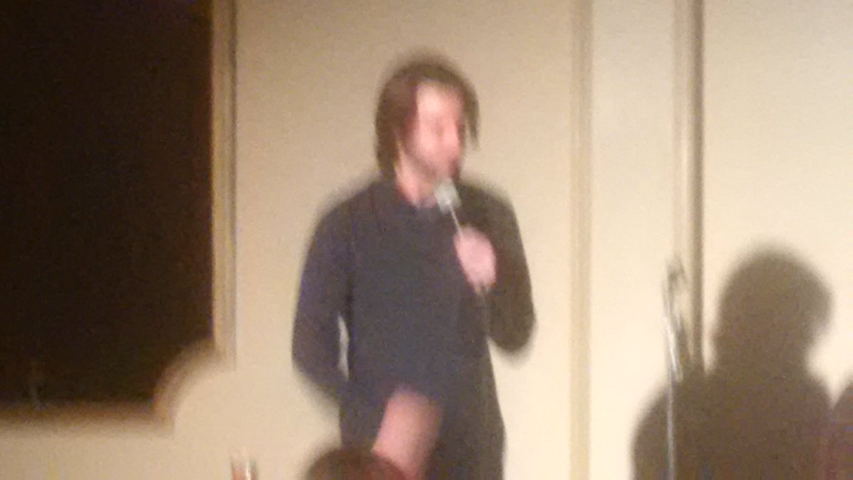 MattyORich's tweet photo. The sweet comic pics continue! A blurry Garrett Clark spreading some holiday joy! #BBlurry #ColdD https://t.co/0XNuHDVCYL