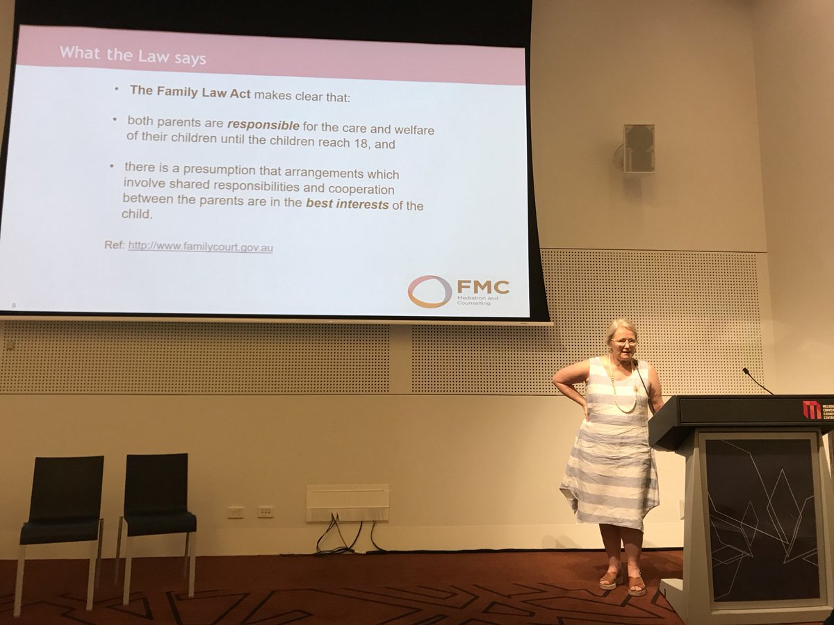 BetterPlaceAU's tweet photo. #FMCmediation Child Counsellor Kim Billington speaking to a full house with her presentation on “Tinder babies” and meeting the needs of infants after separation. #Parenting #ParentingAfterSeparation #FRSA #FRSA2017 https://t.co/czsrb0utPQ