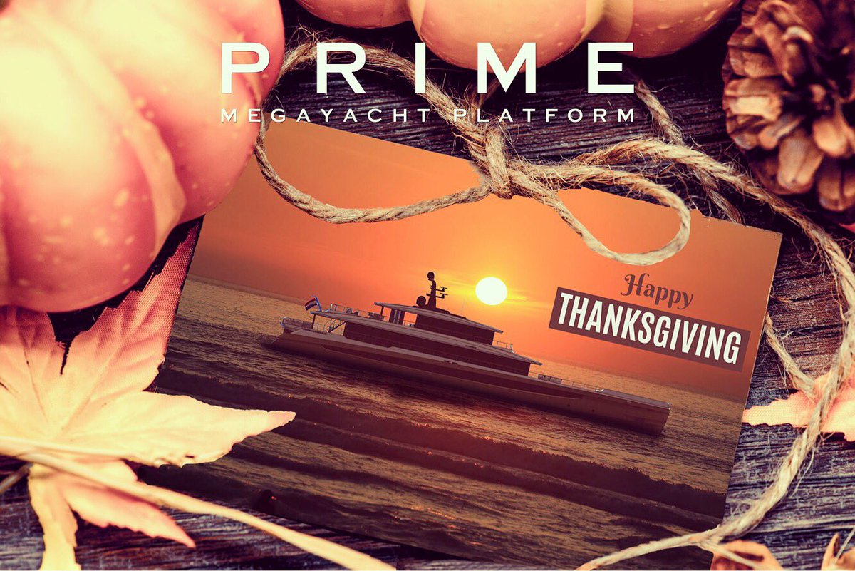 primemegayachts's tweet photo. Happy Thanksgiving! #yachtlife #lifestyle #luxurylife #familyfirst #thanksgiving | Photo: M/Y Next by @primemegayachts https://t.co/TdcZZbgOIQ
