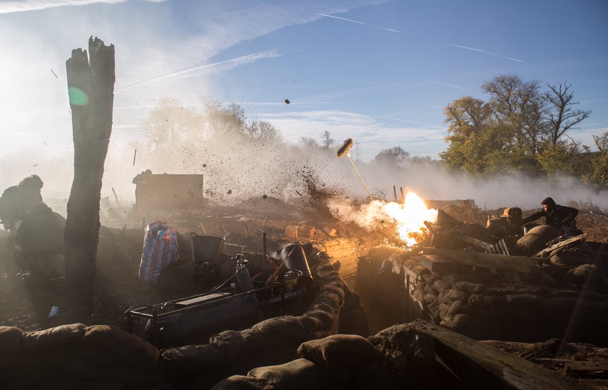 BAFTACymru's tweet photo. #DidYouKnow @JourneysEnd2017 was made in just six weeks, including two weeks spent in a dugout recreated at @PinewoodStudios Cardiff? #MadeInWales #BehindTheScenes #BTS #FluidityFilms
📷 - @PohleRichard https://t.co/1KNTFhjtxK