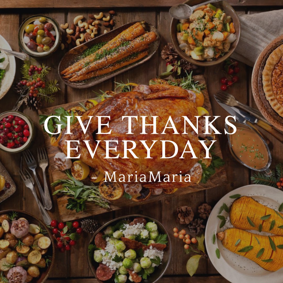 OnlyOneMariaK's tweet photo. 🍁🍽 It’s not about what we say about our blessings, but how we use them, is the measure of our Thanksgiving https://t.co/HGEZNDovPN
