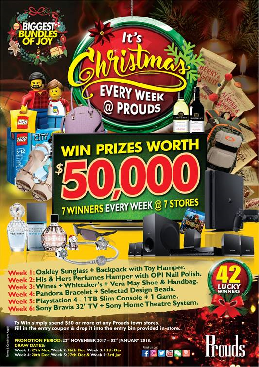 ProudsFiji's tweet photo. 5 days to go for our Week 1 Draw.
Shop today and be part of amazing weekly draws!! #proudsfiji #fijime #fijinow #fijifinds #lifestyleinfiji #Christmas https://t.co/ZiF5GO7UI6