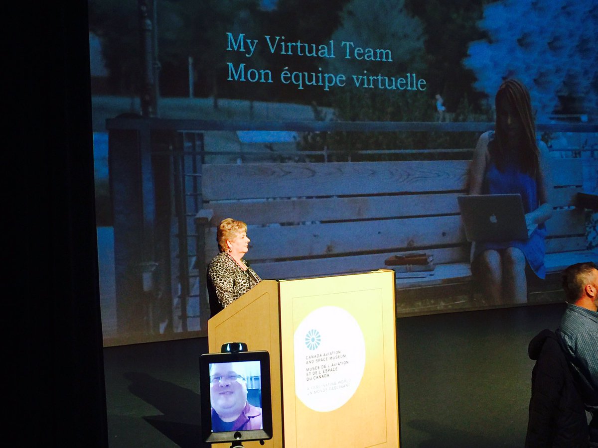 Sheldon launches the future via TC's My Virtual Team pilot #TCIMagineIT #MyVirtualTeam