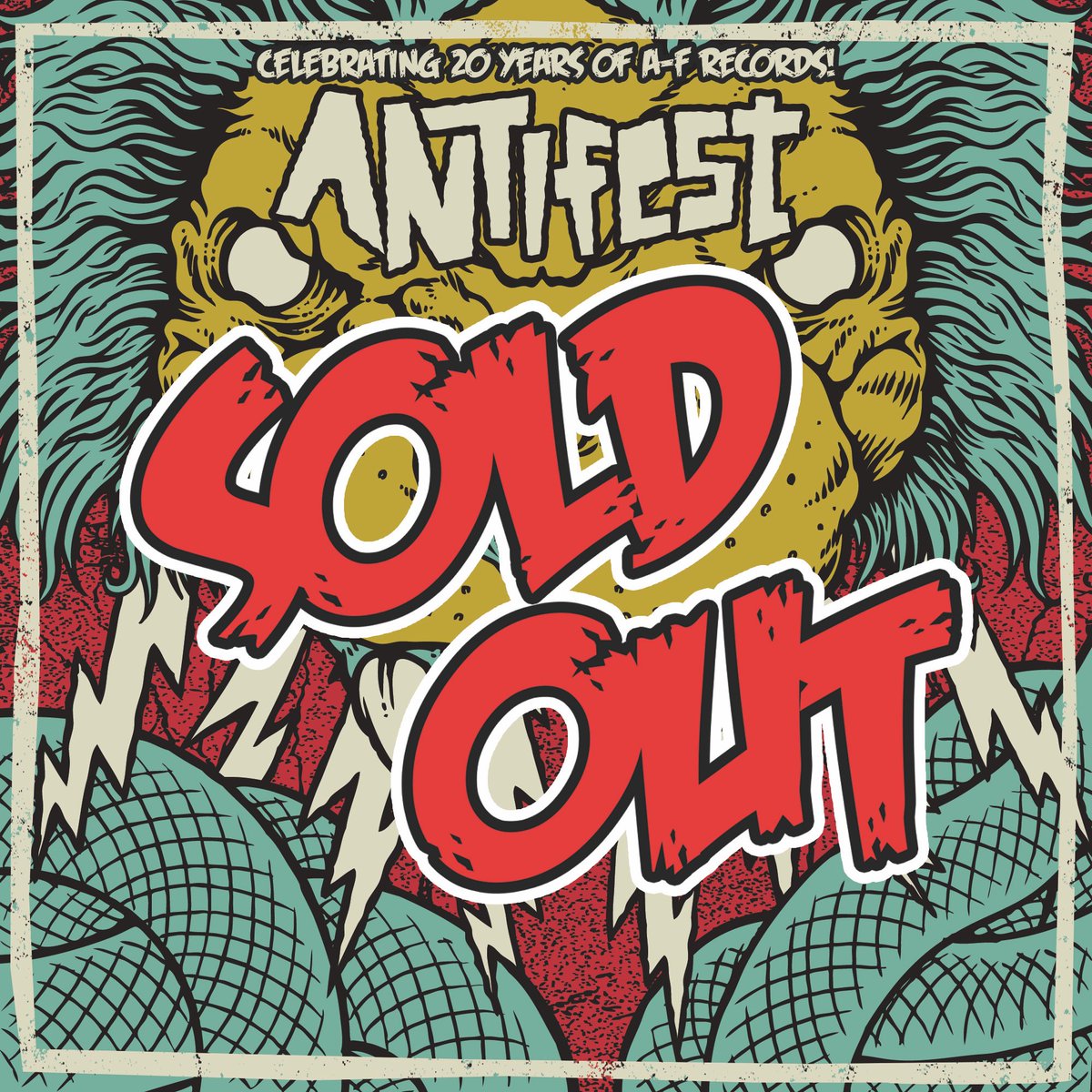 Today: FEAST. 
Tomorrow: MOSH.
Saturday: MOSH MORE.
Thankful for you.
ANTIFEST is completely SOLD OUT.