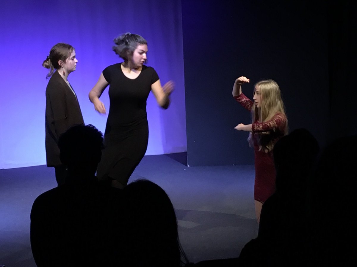 dramaconway's tweet photo. Thank you to our fantastic audiences, technicians & performers at tonight’s @ChewValleySch GCSE Drama pracs. Well done everyone - some beautiful moments. #portfoliotime https://t.co/ycTb8DkhbM