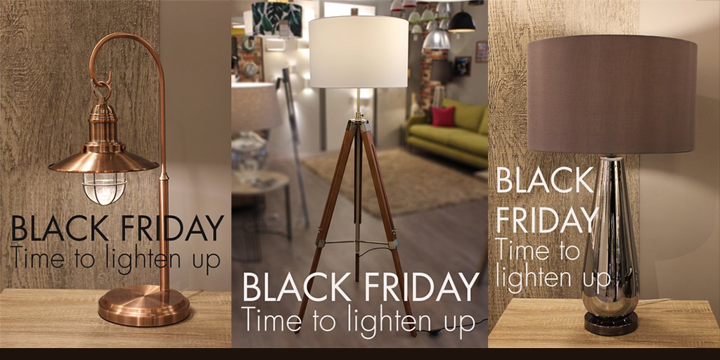 amos_lighting's tweet photo. Beautiful designer table and floor lamps to light up your Black Friday at 10% off marked price in our stores at Marsh Barton #Exeter and #Topsham from this Friday and ALL weekend! #AMOSLighting #Devonhour #ExeterHour #blackfriday2017 #exetershopping #ExeterChristmasMarket https://t.co/Vf6UlH5qT6