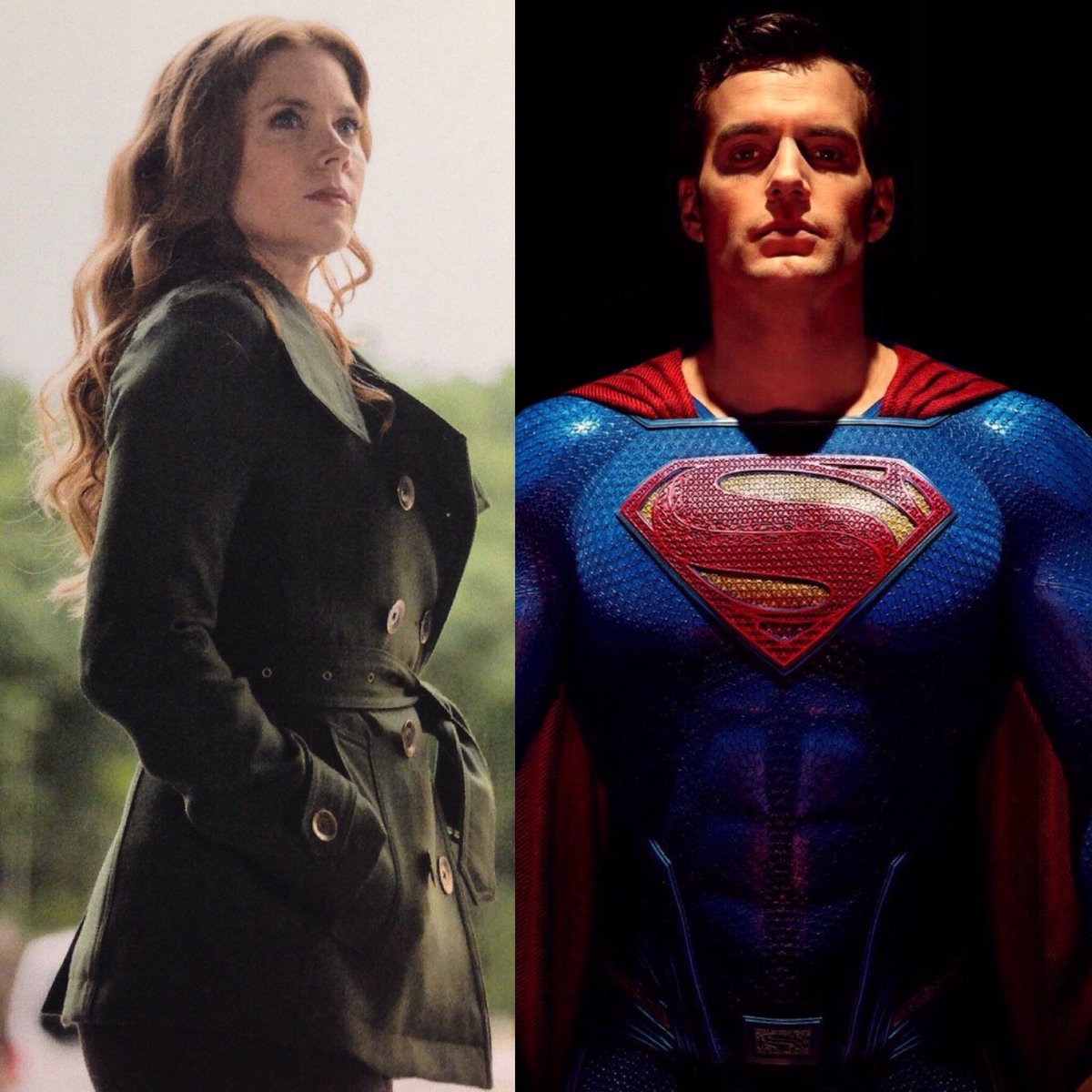 Superman Henry Cavill and Amy Adams as Lois Lane