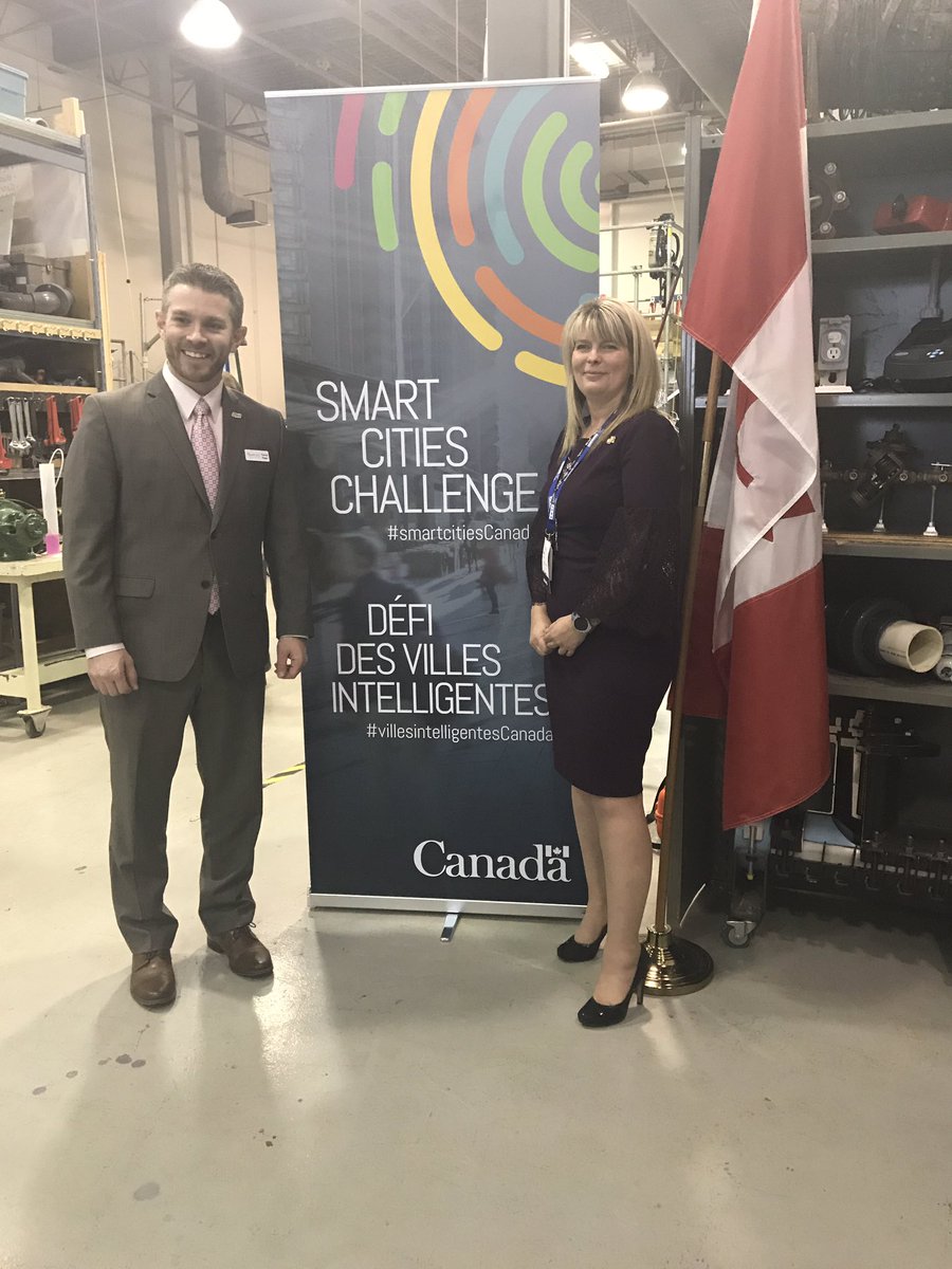 ABmunis's tweet photo. City of St Albert Mayor @CathyHeron is taking on the #SmartCities challenge! https://t.co/Mx8EfM1gaG
