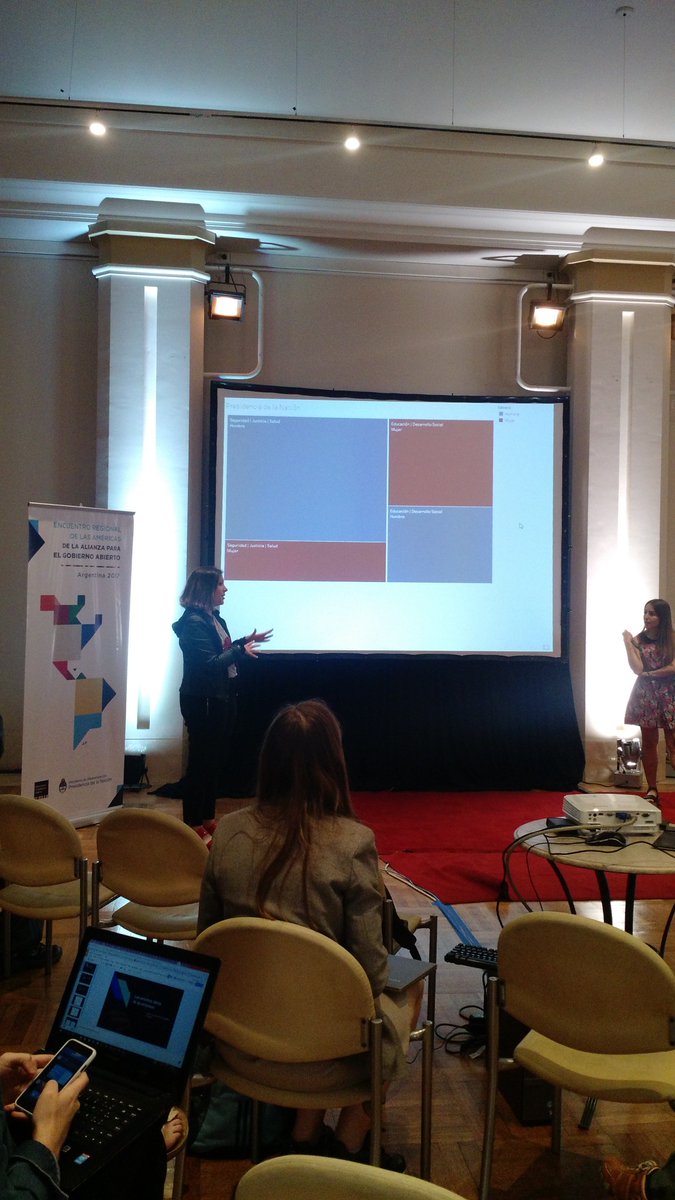 mariu_legui's tweet photo. Ahora en #DataCampOGP @celibuosi presentando nuestro proyecto sobre género en cargos jerárquicos de la Administración Pública. https://t.co/rHUs9nEeGI