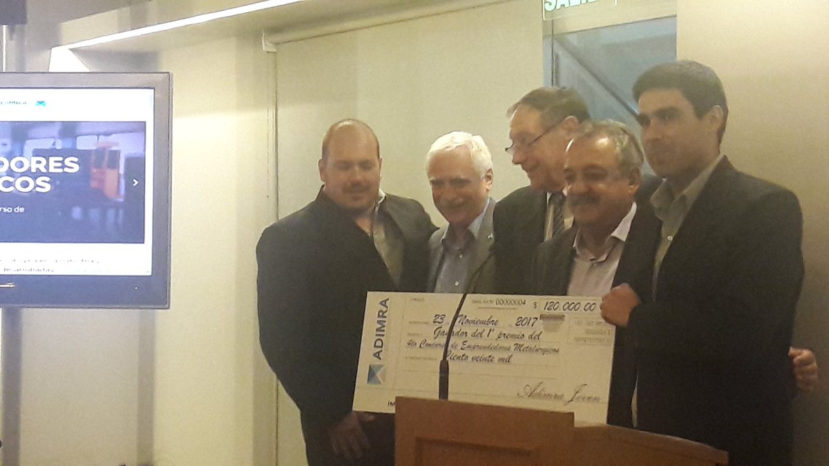 ferpeirano's tweet photo. @RedADIMRA #Defymotion soluciones de automatización, desde Concordia, Entre Ríos, ganó primer premio de 120mil pesos. Felicitaciones!!! https://t.co/J7rb5pwtRu
