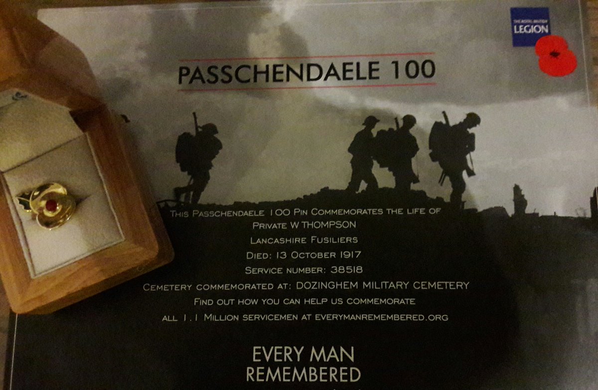 TobyCannon6's tweet photo. What a beautiful and meaningful gift from @CannoSara ... Private W.  Thompson... we shall remember you! Please remember others at https://t.co/r4NqPjUNUr https://t.co/Wcxrz6XUtX