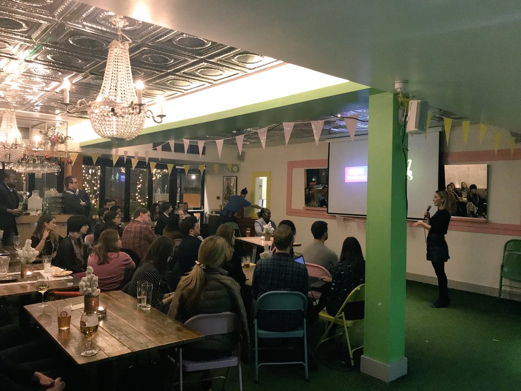 swindig's tweet photo. @PrashRez “Connections and relationships are everything” @hannahblake123, Founders Factory 💡 #swindig https://t.co/bqQDQU0Ulu
