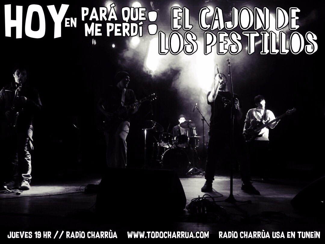 ParaQueMePerdi's tweet photo. Nuevo jueves, nuevo #PQMP
Hoy tendremos dos bandas preciosas.
Por un lado @ElGavilanVerde y por el otro El Cajón de los pestillos.
Esto y pila más, a las 19hr en @radiocharruaus
• https://t.co/6t8BAf6tZx
• Radio Charrúa USA en TuneIn
🧠E S C U C H E N🧠 https://t.co/laCU6HwRpc