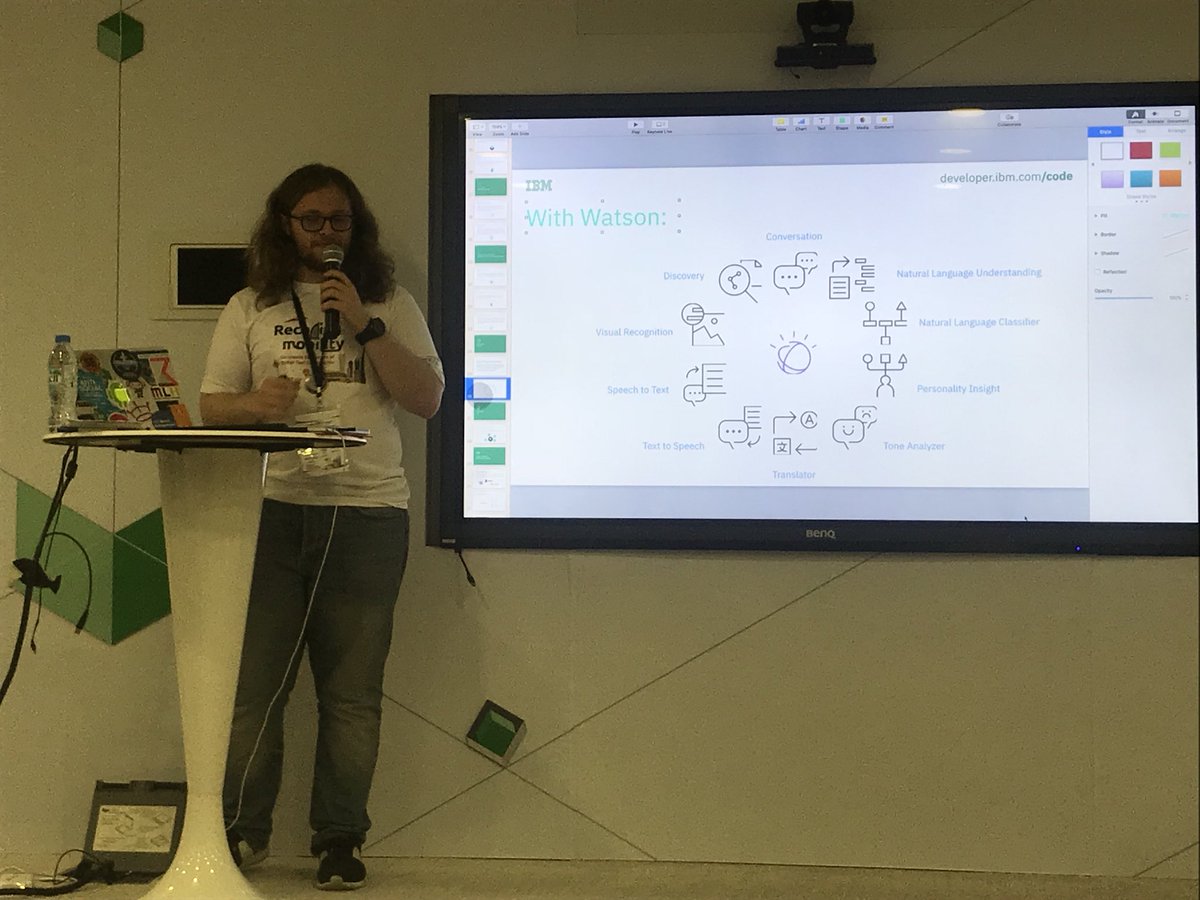 bilalfba's tweet photo. An overview of IBM service with @AlexAlBasosi. Great job!  #recodingmobility @RTA_Dubai @dubaitaxicorp https://t.co/2PvFwAmf6v