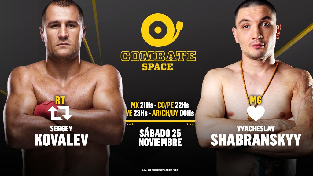 canalspace's tweet photo. ¿Quién es tu favorito para esta noche de #CombateSPACE? 🥊

👊 RT: KOVALEV 

👊 MG: SHABRANSKYY https://t.co/LtCGDB4ckd