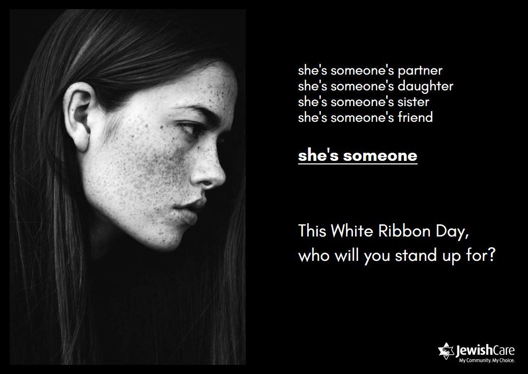 jewishcarevic's tweet photo. This #WhiteRibbonDay, who will you stand up for?
#WRD2017 @WhiteRibbonAust https://t.co/UZX3Pg8BHn