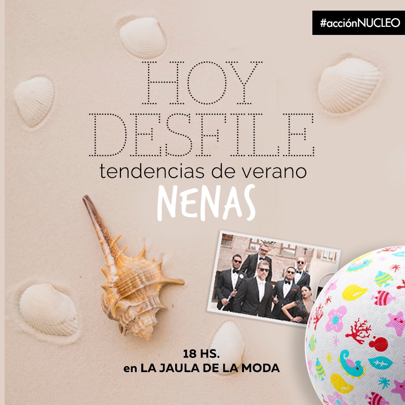 nucleomoda's tweet photo. En minutos arranca @LaJauladelaModa Hoy toda la tendencia de nenas para este verano! Las esperamos a las 18 hs. por @ciudad_magazine https://t.co/6RxGkriBQh