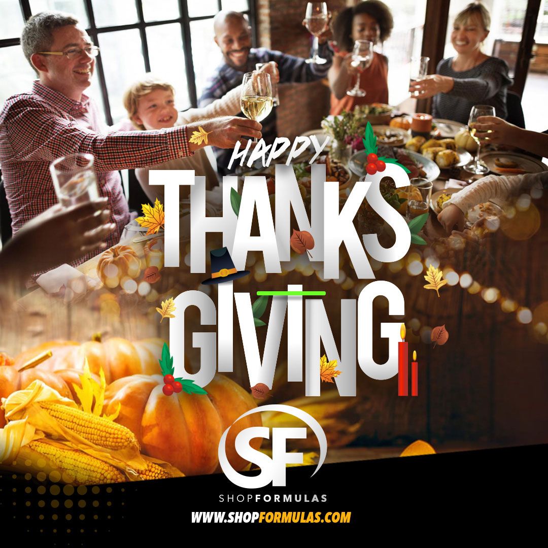 shopformulas's tweet photo. Wishing you the joy of happy family, 
company of good friends and wonder of the Holiday season. 
Happy Thanksgiving!

#happythanksgiving. #turkeyday. #thanksgiving. #healthythanksgiving. #ThanksgivingFail. #ThanksgivingFails. #TurkeyTime. https://t.co/0VzwlyvSmc
