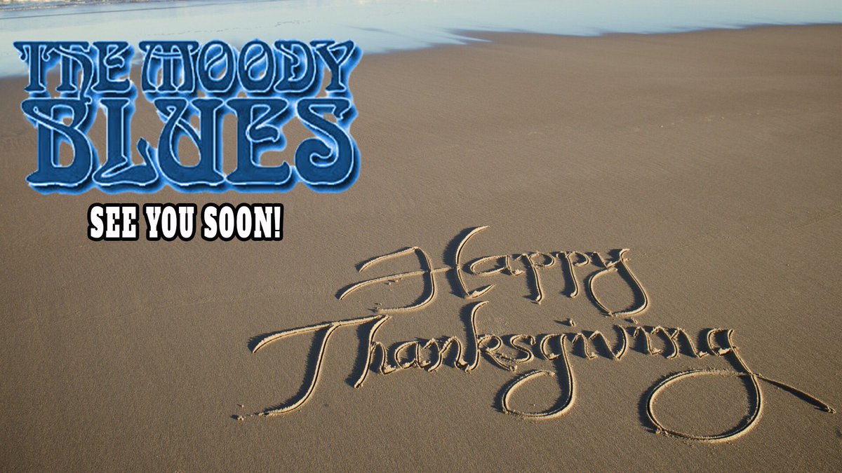From all of us at <a href="/moodiescruise/">Moody Blues Cruise</a> <a href="/MoodyBluesToday/">The Moody Blues</a> we wish a happy and safe #thanksgiving to all!! #blessed #Grateful