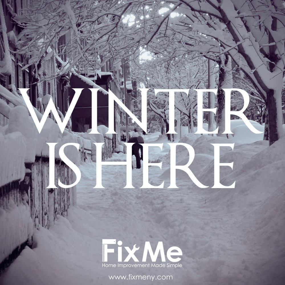 FixMeNY's tweet photo. Ready or not, Winter is here! Need to fix your heating or properly insulate your property? We can fix that! https://t.co/uuCxbPtVFH