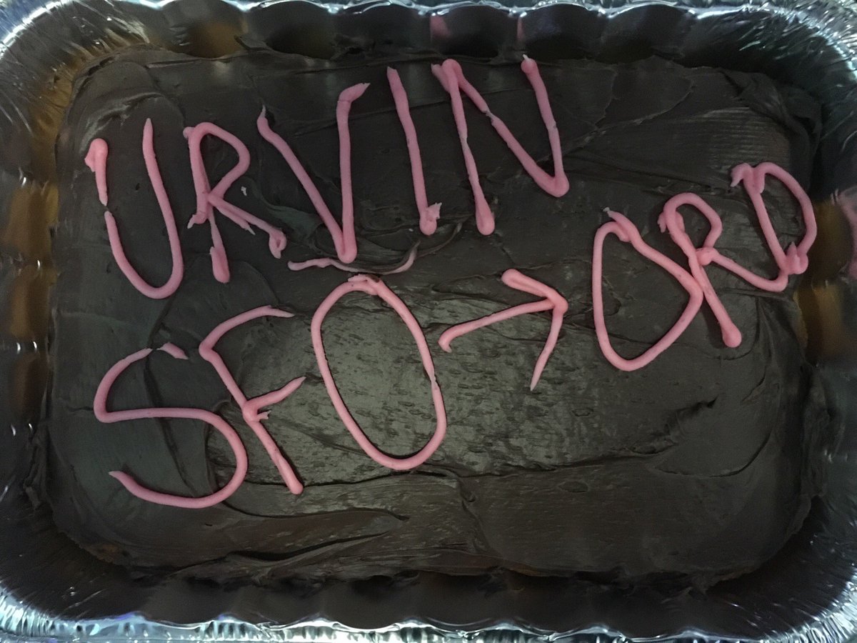 Auggiie69's tweet photo. Congratulations Urvin! ORD’s gaining a ROCKSTAR! Miss you already. Thank you for everything! @weareunited @39100ft #beingunited https://t.co/QMXxzIAZk8