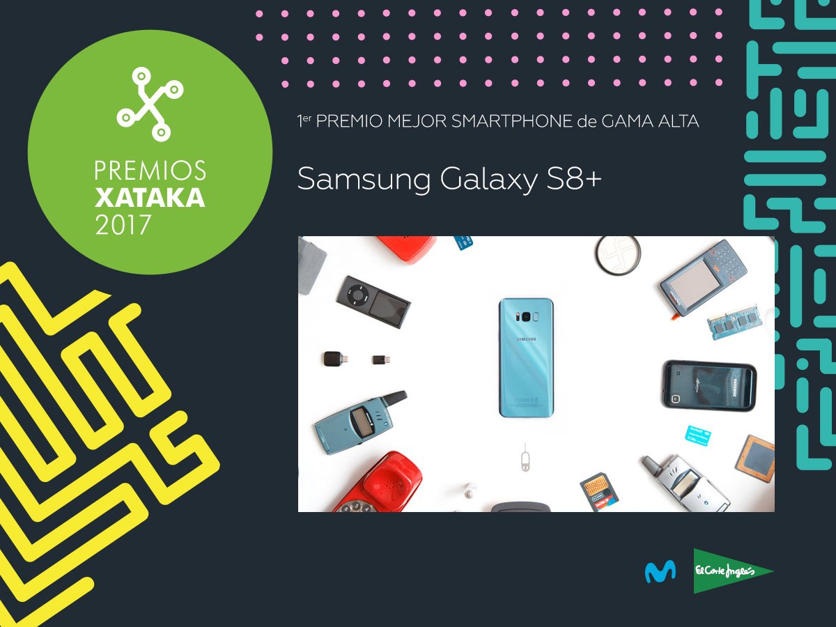 El Mejor Smartphone de gama alta es el Galaxy S8+ de <a href="/SamsungEspana/">Samsung España</a> #PremiosXataka17