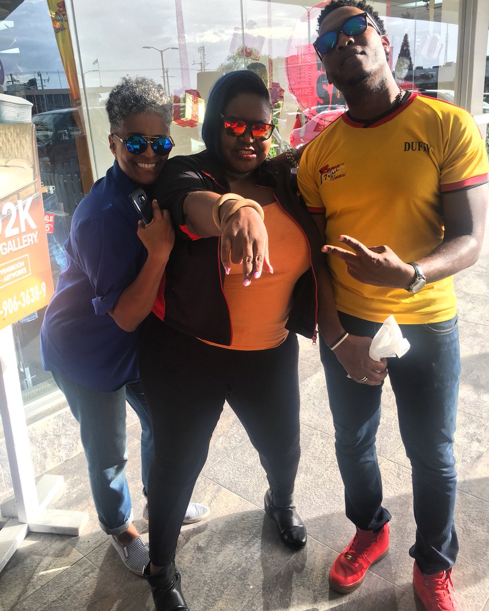 FAME95FM1's tweet photo. Yes the FAME team has officially taken over the Mall and Village for this special #BlackFridaySale ... join us live on air as @jan_jan_janice_young @djvenom90 #Donae and @duftonshepherd blaze these fantastic sale conversations and music with you until 5pm. https://t.co/VlnyZdIVQT