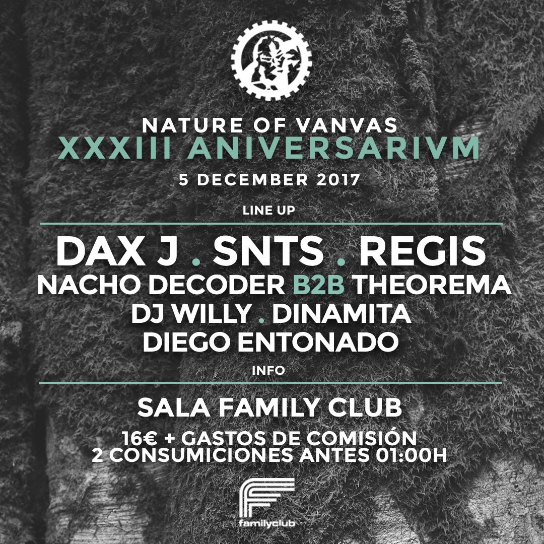 ⚫ ENTRADAS ESPECIALES TECHNO BLACKFRIDAY ⚫
Este viernes 24 (y durante todo el día) tienes una oportunidad única de hacerte con tu entrada online a un precio muy especial: 10€ + Copa) aquí: bit.ly/EntradasFamily…
¡Solo 100 entradas disponibles!
#FamilyClub #Vanvas #techno