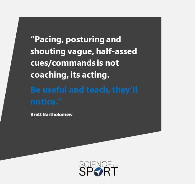 ScienceforSport's tweet photo. Be sure to reflect upon your own coaching after every session. https://t.co/IOyh3rQTwP