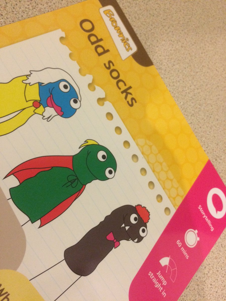 HaringeyGGUK's tweet photo. #jumpstraightin activity from the taster pack of new activities at 3rd Crouch End Brownies tonight; giving some odd socks a new lease of life! @Guiding_LaSER @Girlguiding https://t.co/mJ0lHvq1b7