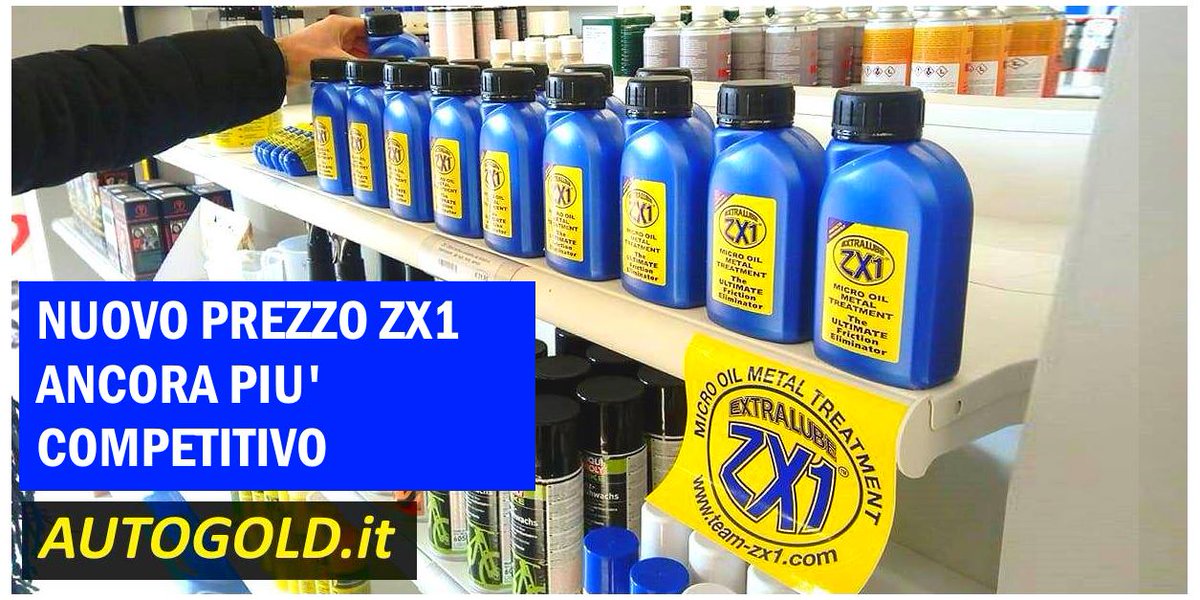 AUTOGOLD_it's tweet photo. ZX1 migliora il prezzo dell'additivo olio:
ancora più competitivo
https://t.co/7xTDLcFAYI
Per auto, moto,camion,veicoli d'epoca.
La più performante protezione al mondo per motore e trasmissione
#additivo #zx1
#additivoOlio #oliomotore
#auto #moto #camion
#extralube #antiattrito https://t.co/cZxsWxYxq2