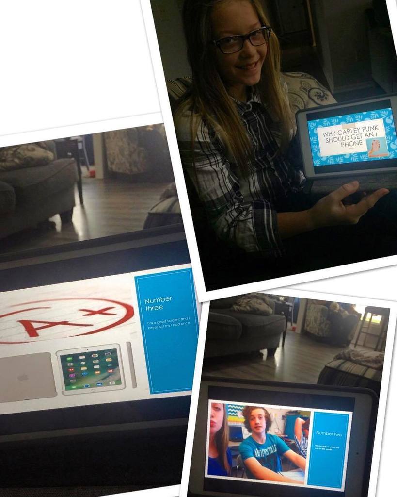 FunkmeisterND's tweet image. #tenyearold trying to sell me on getting her an #iPhone for #Christmas #salespitch #beingsold #soextra ift.tt/2jUC9Fr