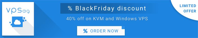vps_ag's tweet photo. #BlackFriday discount 40% Off on KVM and Windows #VPS https://t.co/jipK86hE6i