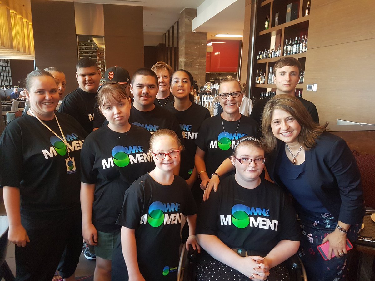 Bumped into our director at breakfast!
<a href="/k_rigas/">Kay Rigas</a> @wendy_milburn 
#Spec17 #Ownthemoment