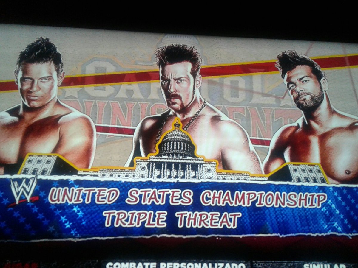 Salrez77's tweet photo. #Ready #PS3 #2Match @WWESheamus (C) vs @mikethemiz vs @darewolf333 #TripleThreatMatch #UnitedStatesChampionship #CapitolPunishment https://t.co/OzlJiU3ijW