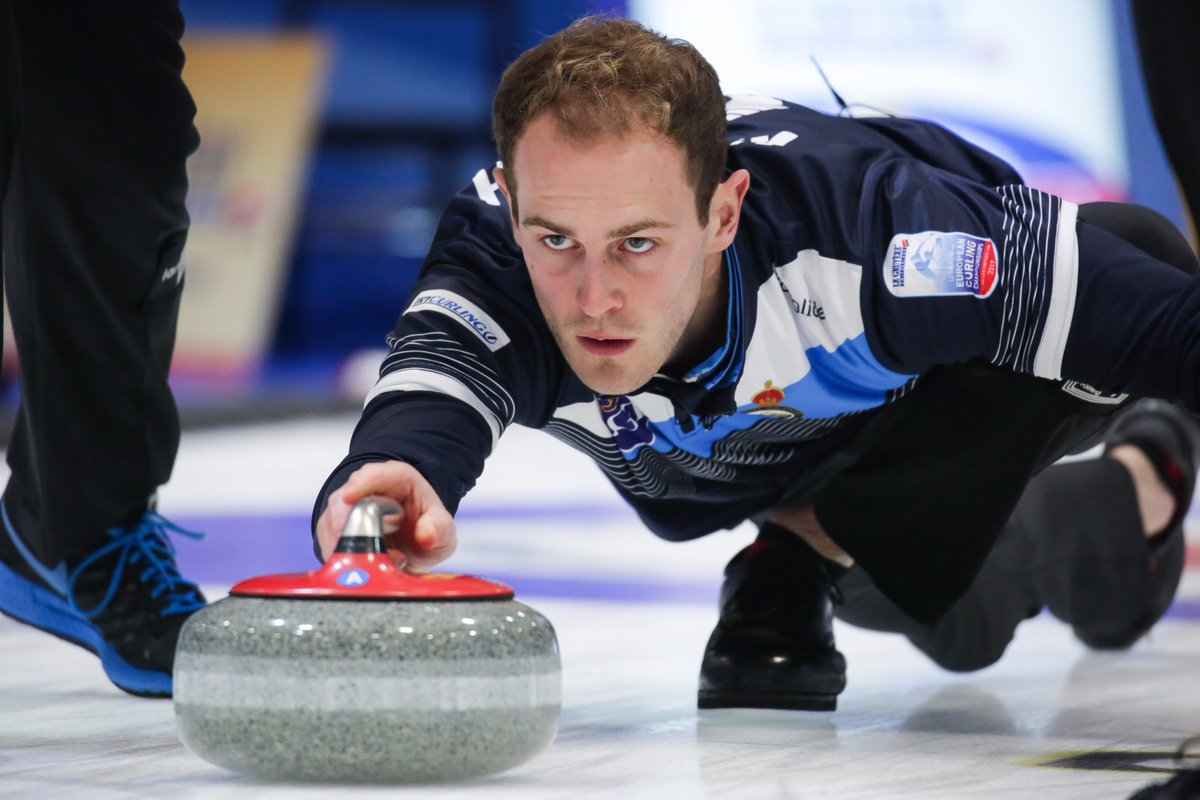 scottishcurling's tweet photo. Scotland's men beat Swiss 9-8 in semi-final at #ECC2017. Amazing performance.  See the report here: https://t.co/ga0Fx80tgM https://t.co/yIPrZKSclz