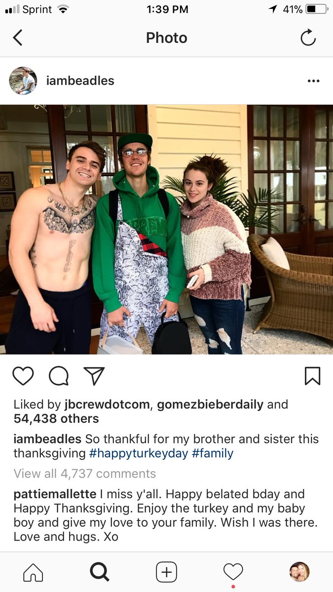 hailob4real's tweet photo. Aw Pattie commented on Christians pic of him Justin and Caitlyn https://t.co/xs66BPMRde